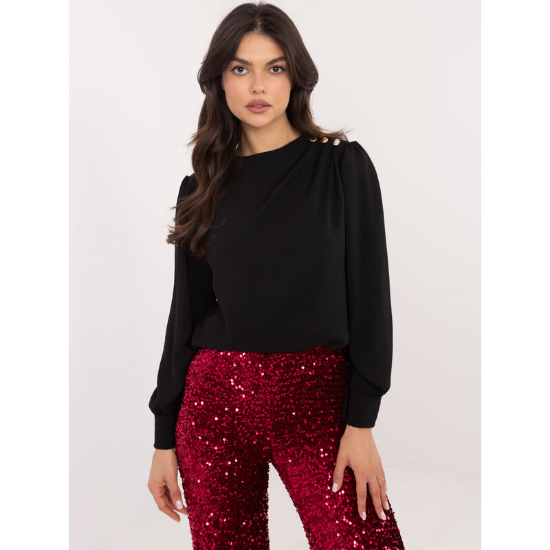 Italy Moda Blouse-MI-BZ-278519-1.40-black