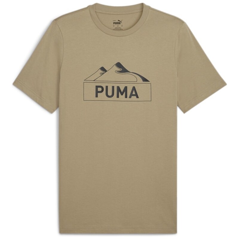 Puma OPEN ROAD Mountain Graphic Tee beige