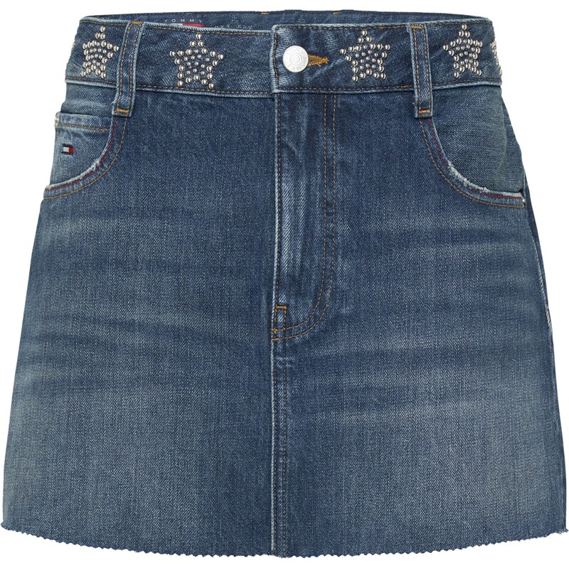 Tommy Jeans Sukně modrá džínovina