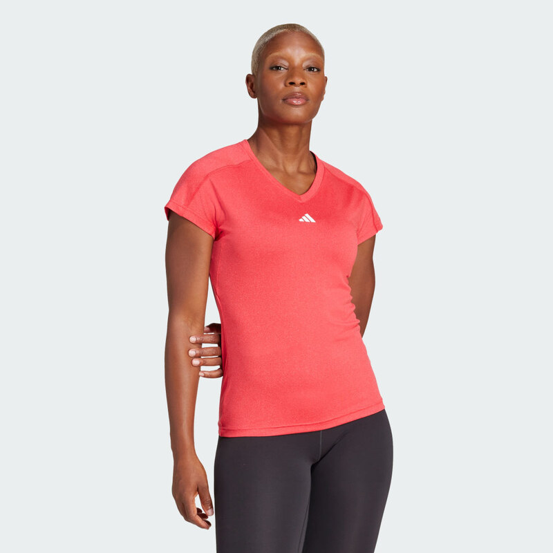 Adidas Tričko AEROREADY Train Essentials Minimal Branding V-Neck 102245584