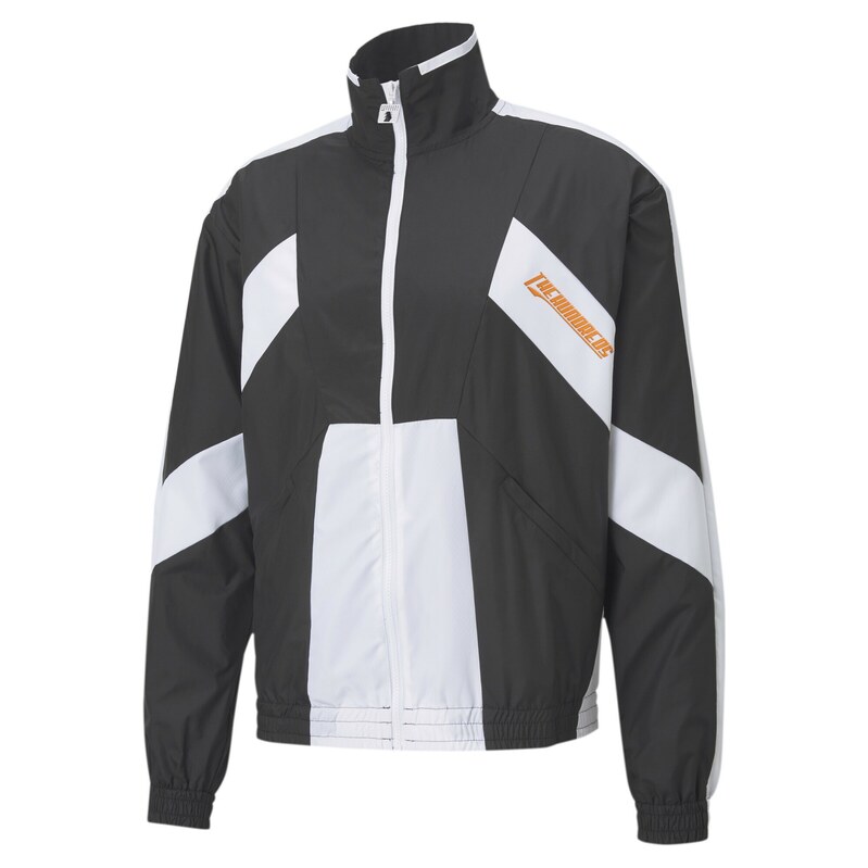 PUMA Sportovní bunda Puma x The Hundreds korálová / černá / bílá
