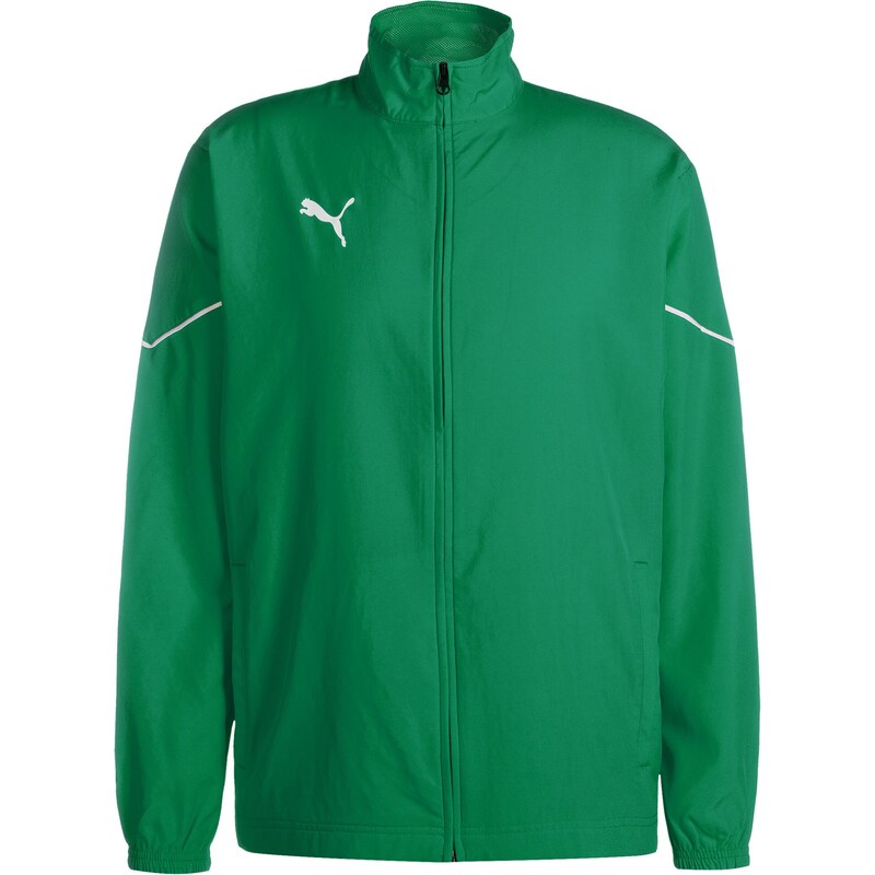 PUMA Sportovní bunda zelená / bílá