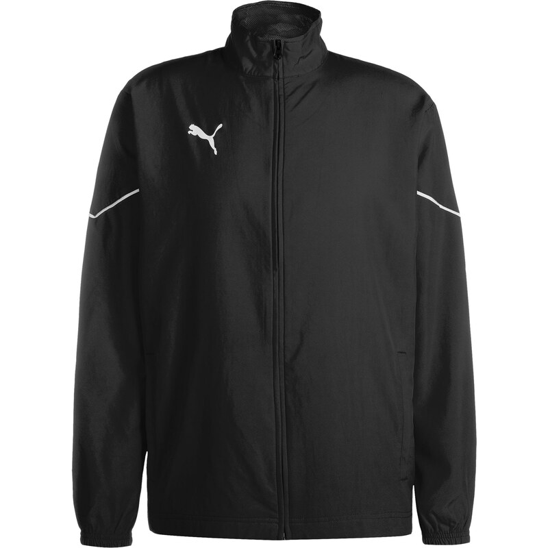 PUMA Sportovní bunda černá / bílá