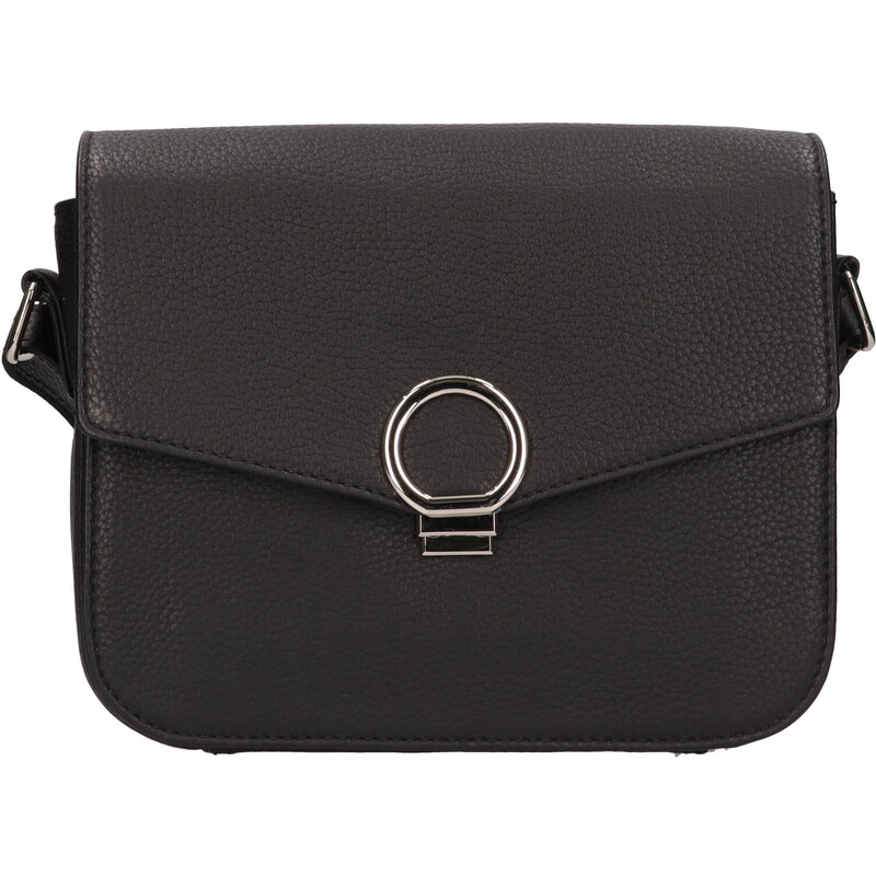 Dámská kožená crossbody kabelka Lagen Simoa - černá