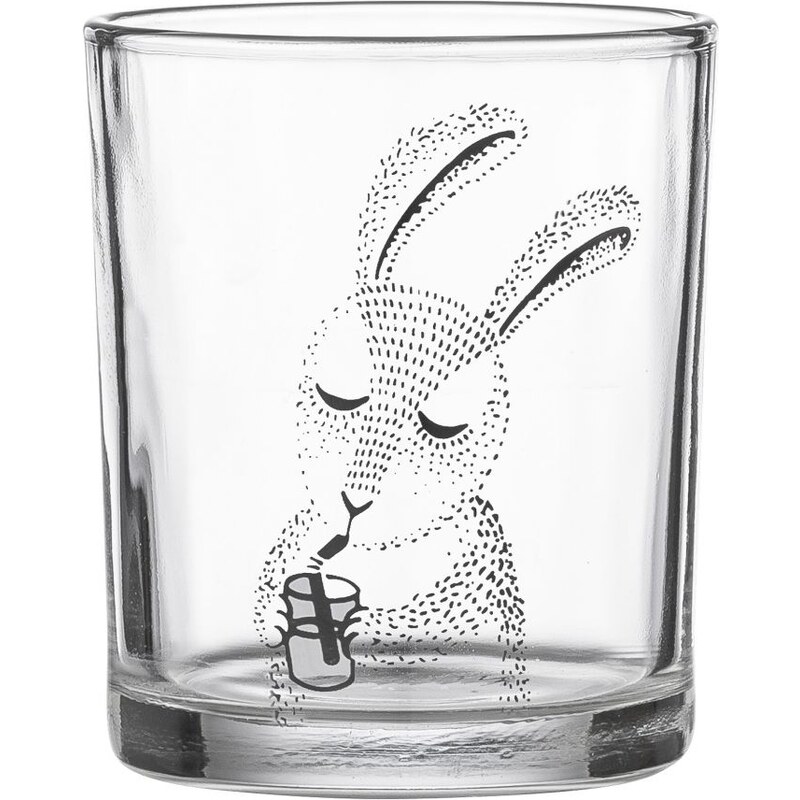 Bloomingville Dětská sklenička s králíkem Rabbit