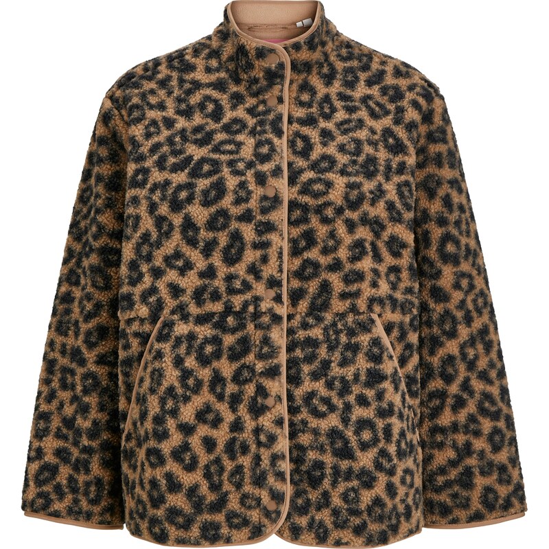 JJXX Přechodná bunda VERA cappuccino / černá 109537242