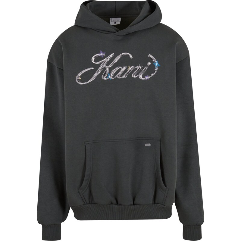 Karl Kani Mikina Icy Chrome modrá / fialová / černá / bílá