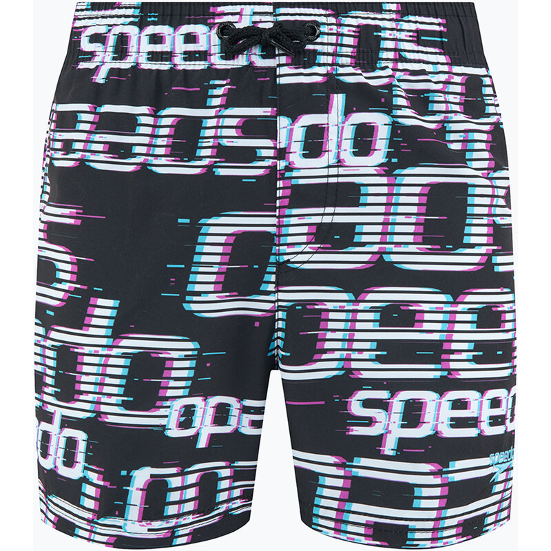 Dětské plavecké šortky Speedo Essential 13 logo black/white/diva
