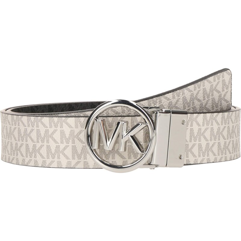 MICHAEL Michael Kors Opasek šedá / černá / stříbrná / offwhite 102308373