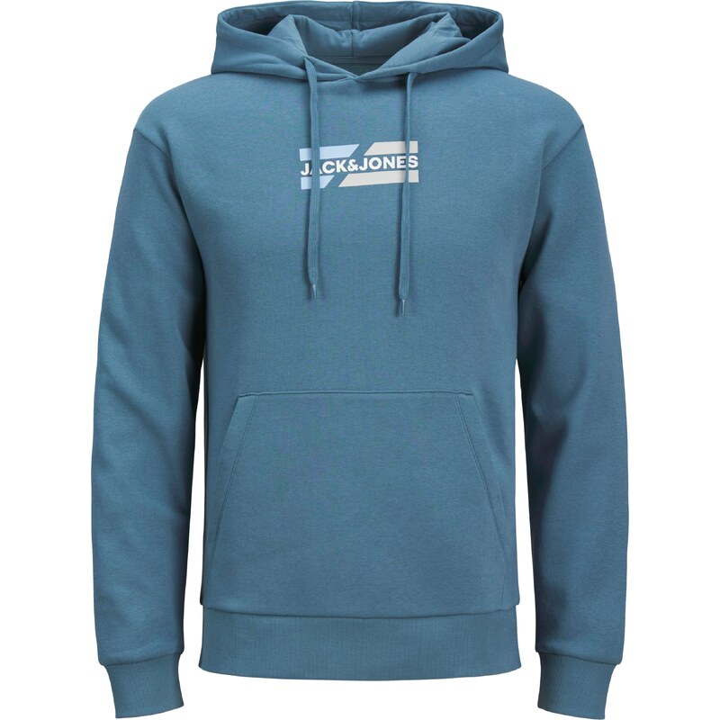 JACK & JONES Mikina JJECorp béžová / safírová / bílá