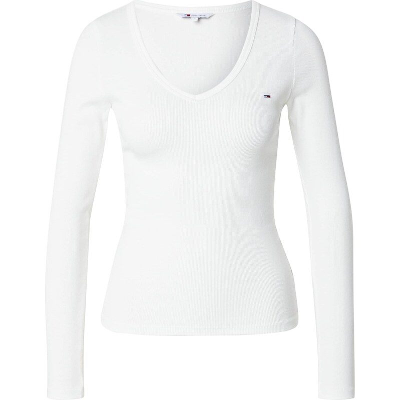 Tommy Jeans Tričko Essential bílá