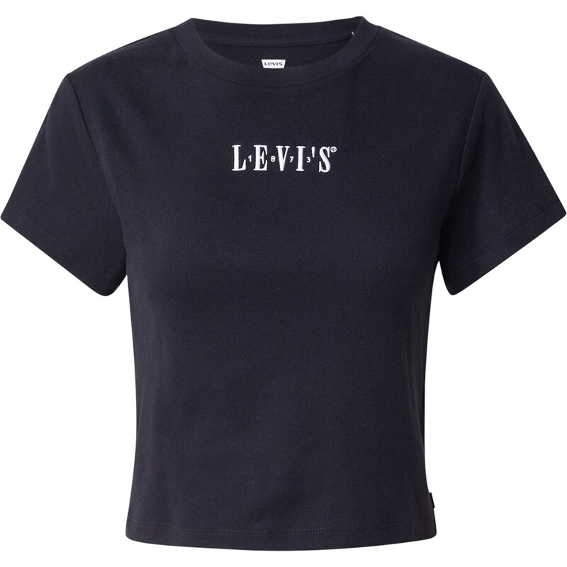 LEVIS  Tričko Graphic Essential Sporty Tee černá / bílá