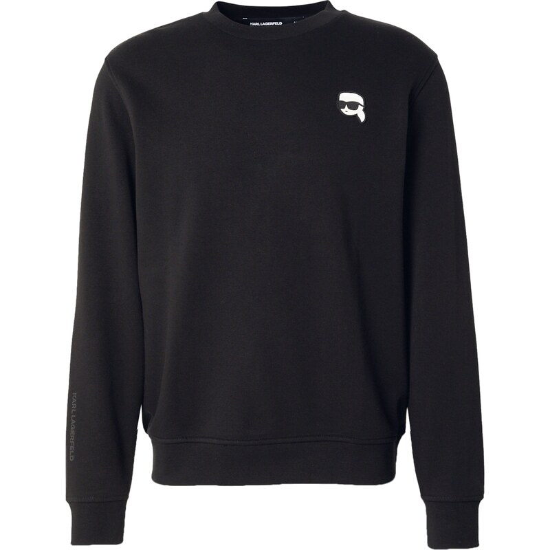 Karl Lagerfeld Mikina černá / offwhite