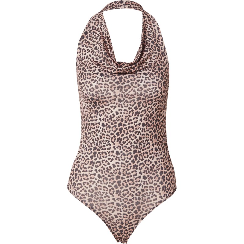 studioselect Tričkové body Dinah béžová / velbloudí / černá