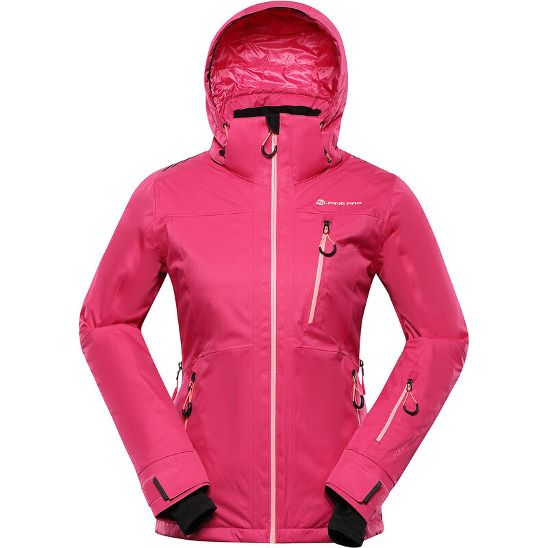 Dámská lyžařská bunda Alpine Pro REAMA - růžová 102310754