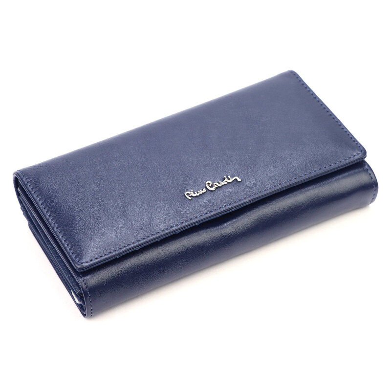 Značková kožená dámská peněženka Pierre Cardin modrá (GDPN425) 113269735