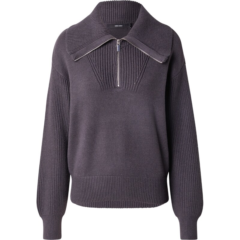 VERO MODA Svetr VMILISA čedičová šedá