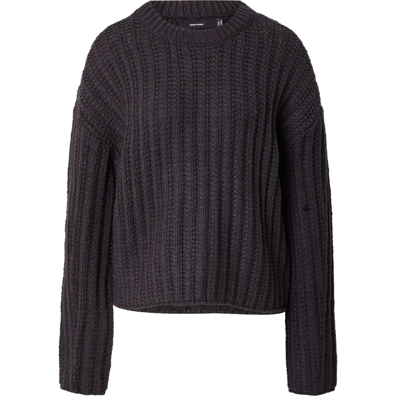 VERO MODA Svetr VMLUCINDA antracitová