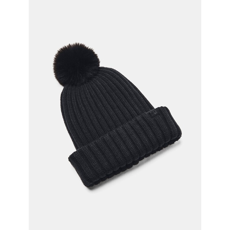 Dámská čepice Under Armour W Halftime Pom Beanie-BLK - Dámské 102350446