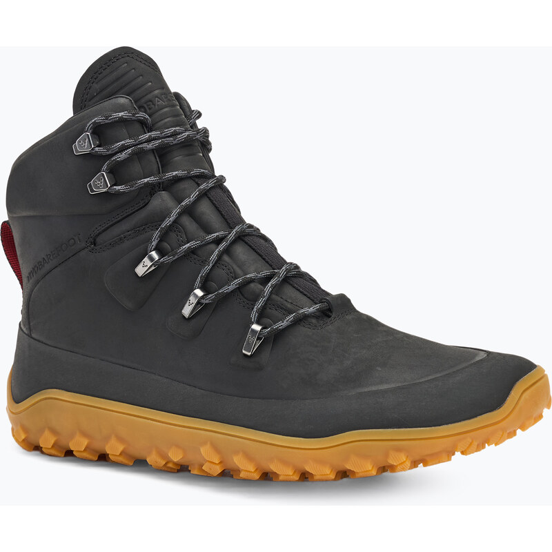 Pánské barefoot boty Vivobarefoot Tracker Leather obsidian