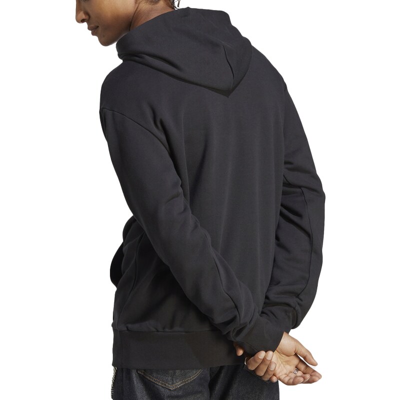 adidas Sportswear Mikina Essentials French Terry Big logo Hoodie Bla pánské