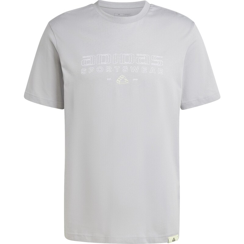 adidas Performance adidas Tech Linear Graphic T-Shirt GREY