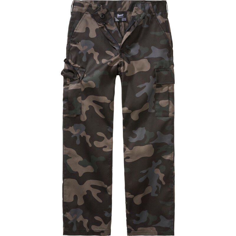 Brandit Kalhoty čedičová šedá / khaki / tmavě zelená / černá