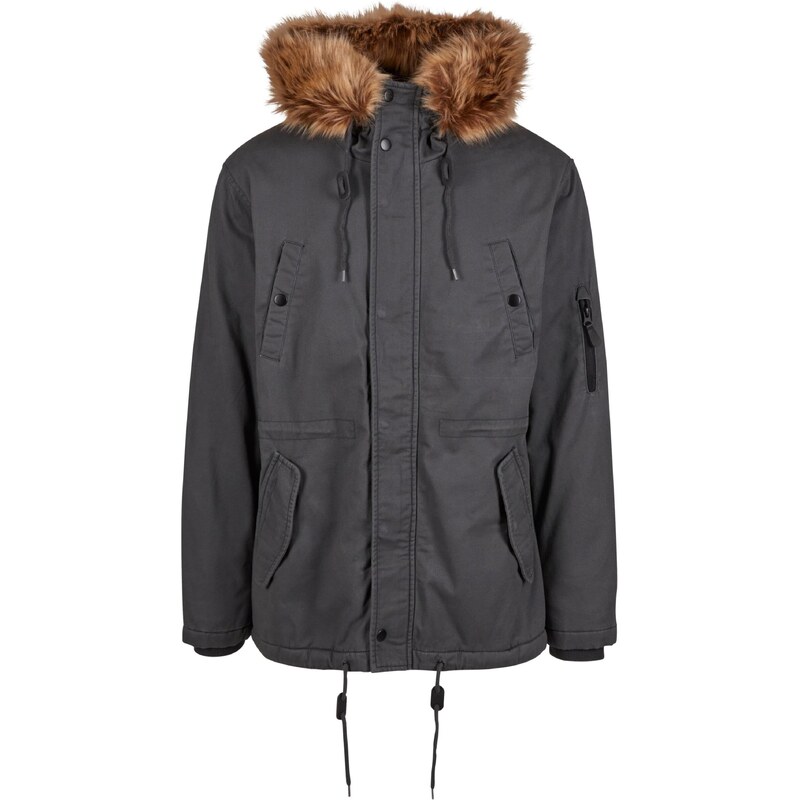 Brandit Přechodová parka Fish Tail světle hnědá / tmavě hnědá /