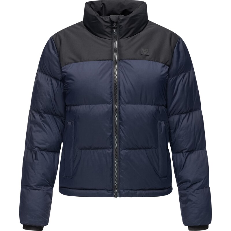Ragwear Zimní bunda Serah námořnická modř / černá