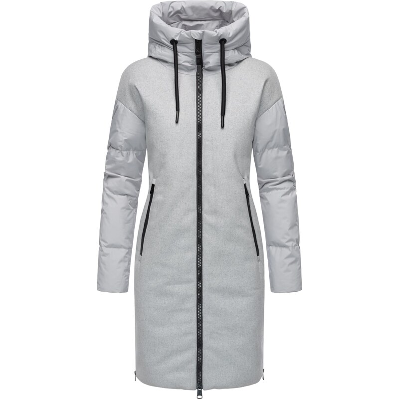 Ragwear Zimní kabát Jumana šedá / černá 103158632