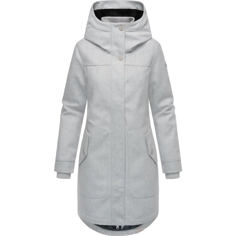 Ragwear Funkční kabát Jannisa šedý melír 102568909