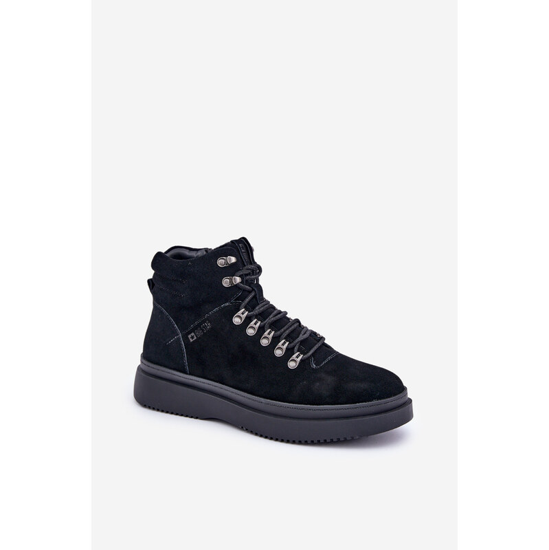 BIG STAR SHOES Semišové pánské zimní boty Big Star