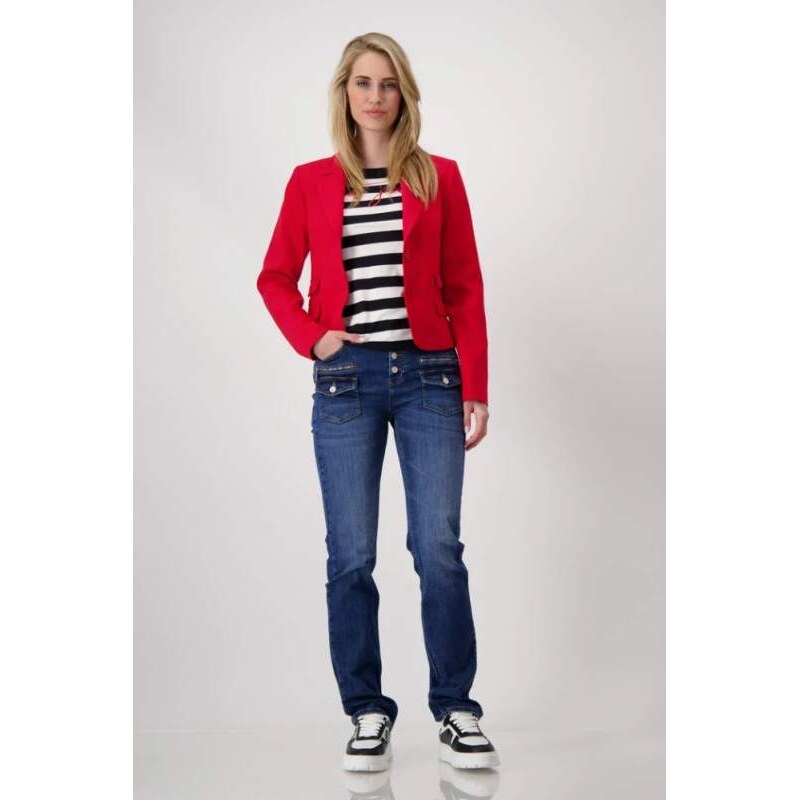 Monari elegantní blazer červený