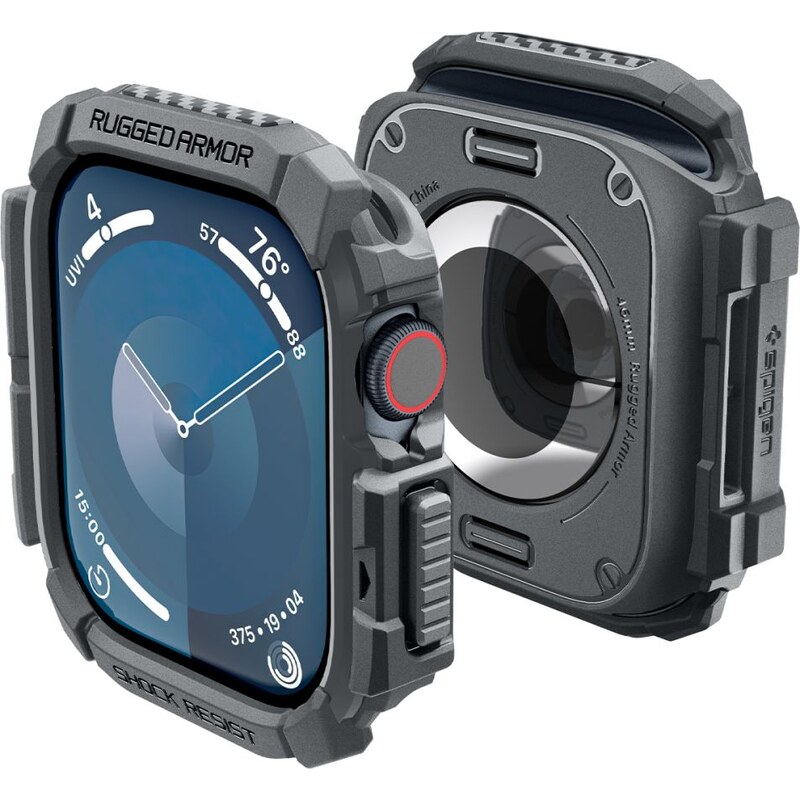 Pouzdro / kryt pro Apple Watch 46mm - Spigen, Tough Armor Gray