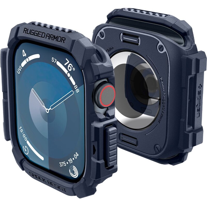 Pouzdro / kryt pro Apple Watch 46mm - Spigen, Rugged Armor Blue