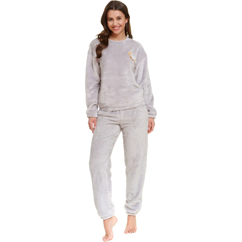 Dámské pyžamo DOCTOR NAP PM.5209 LIGHT GREY 94014438