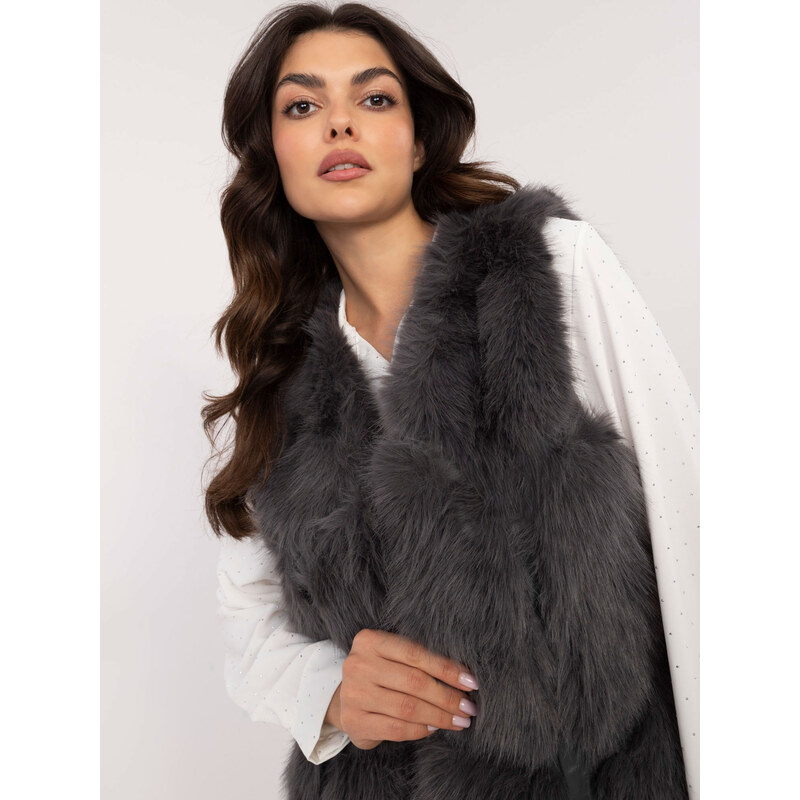Wool Fashion Italia Vest-AT-KZ-2375.00P-dark gray