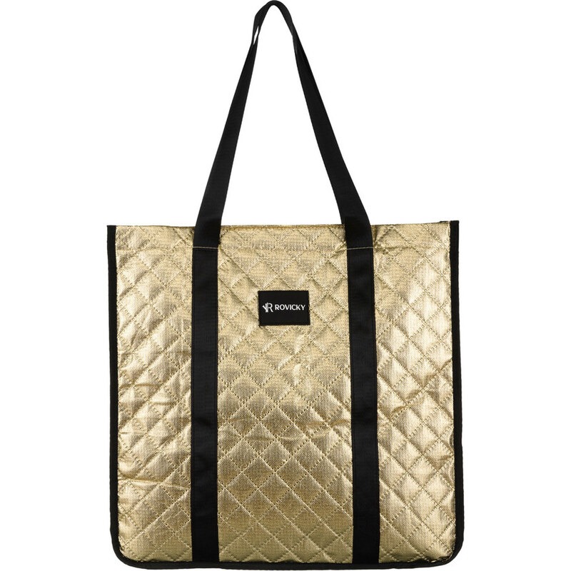 Rovicky Zlatá prošívaná shopper bag 95302657