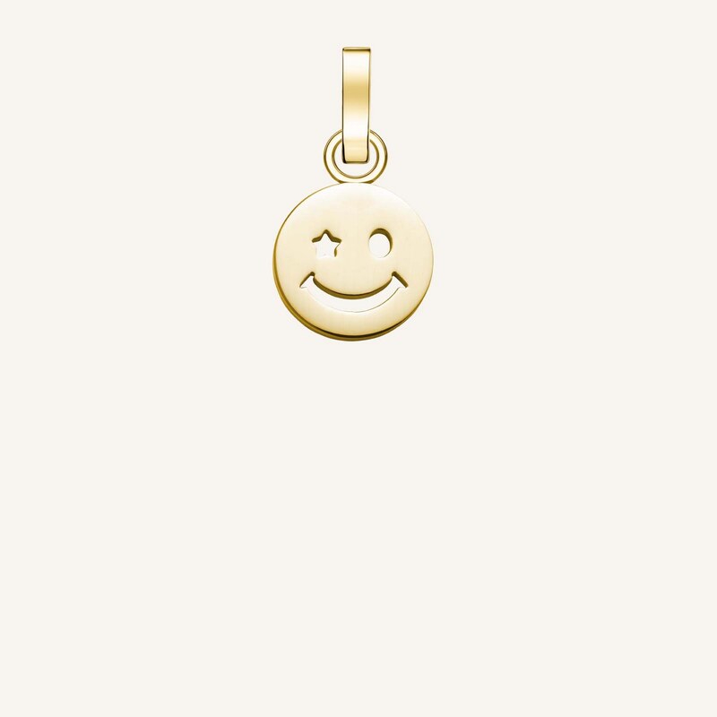Rosefield dámský přívěsek ve zlaté barvě Mini Smiley PE-Gold-Smiley S 82375052