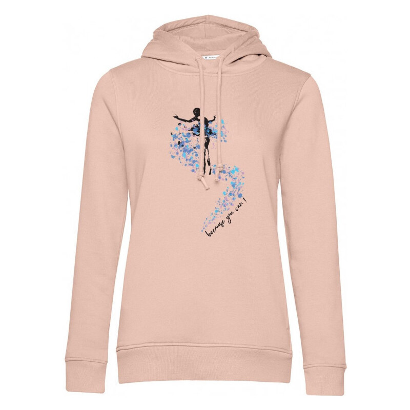 Klokart Design hero - dámská mikina Baletka - Růžová / Dámské / XL 62318913