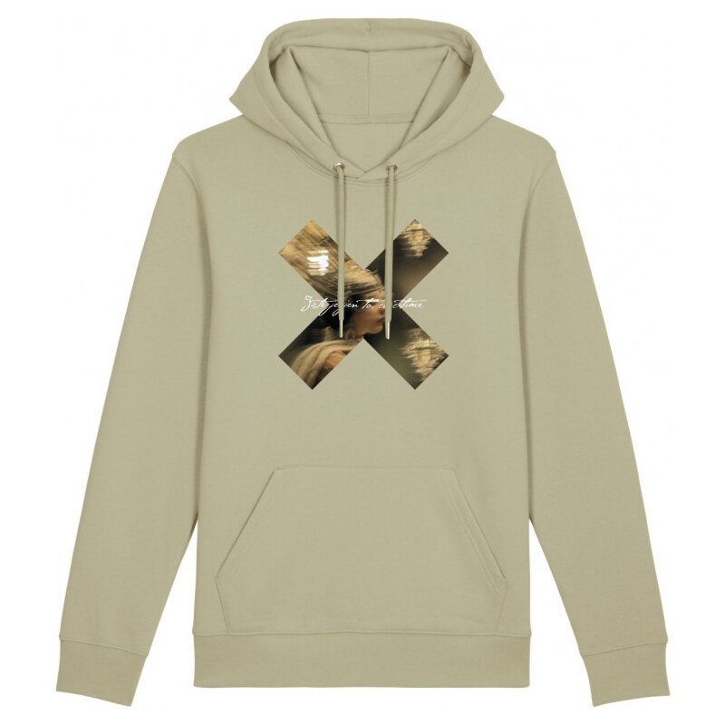 Klokart Alžběta Jungrová - Unisex mikina Dotek pravdy khaki - Dusty 101989276