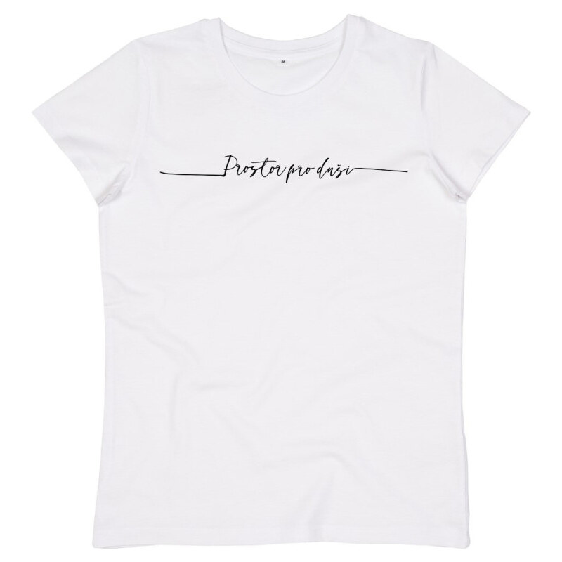 Klokart Vlastina Svátková - tričko Prostor pro duši - Bílá /