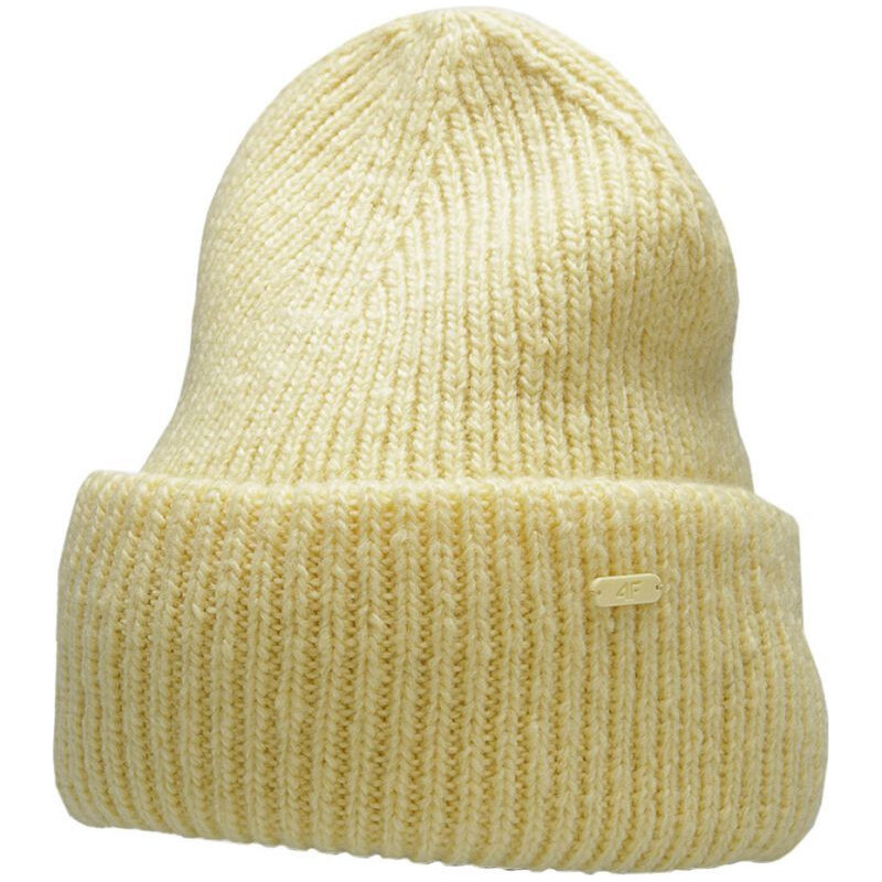 Dámská čepice W H4Z22 CAD005 71S Žlutá - 4F 102458039