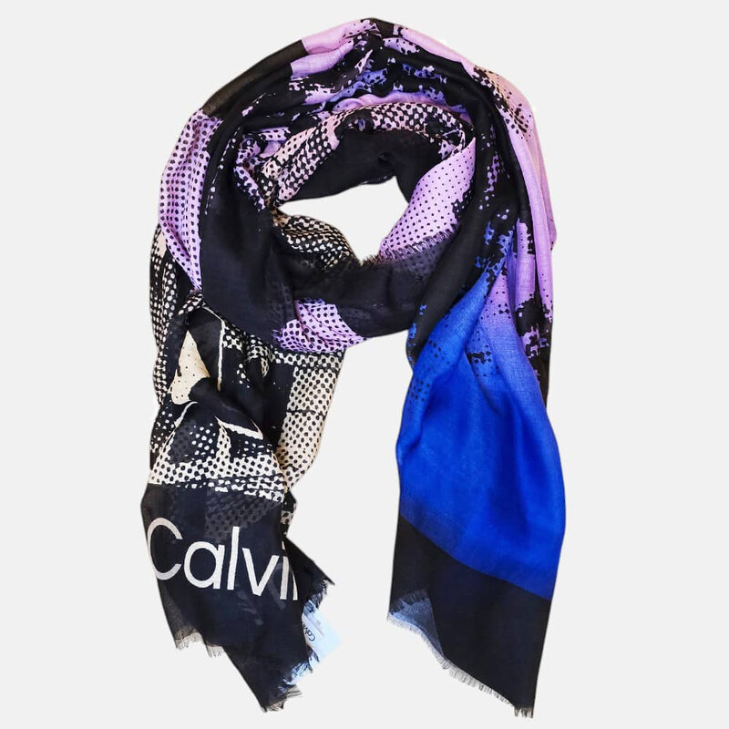 Barevný šátek Calvin Klein 56115 114631809