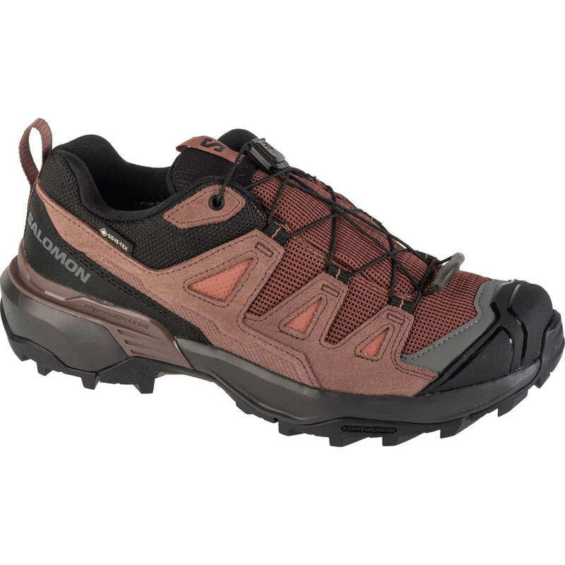 Hnědé dámské turistické boty Salomon X Ultra 360 LTR GTX Hnědá 102478978