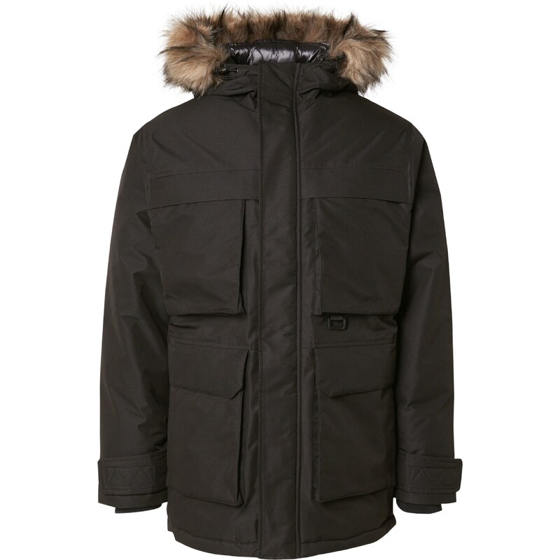 JACK & JONES Přechodová parka JJStar černá