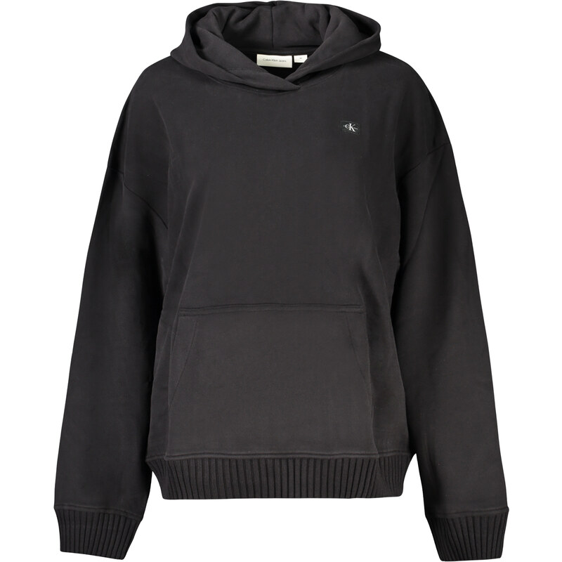 Černá mMikina Calvin Klein s kapucí