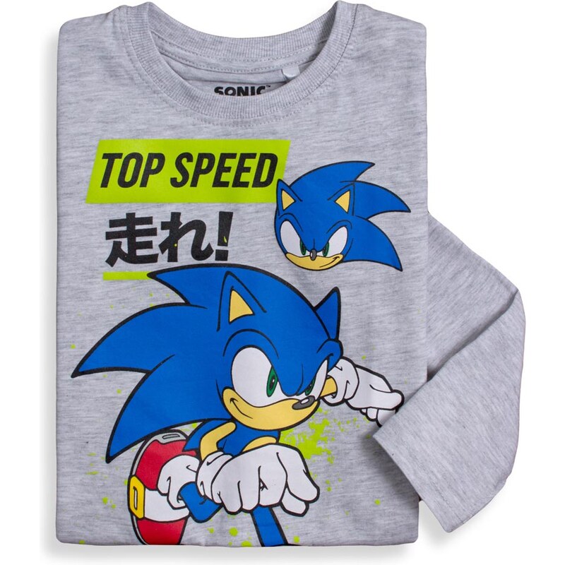 Chlapecké tričko SONIC TOP šedé 102489649