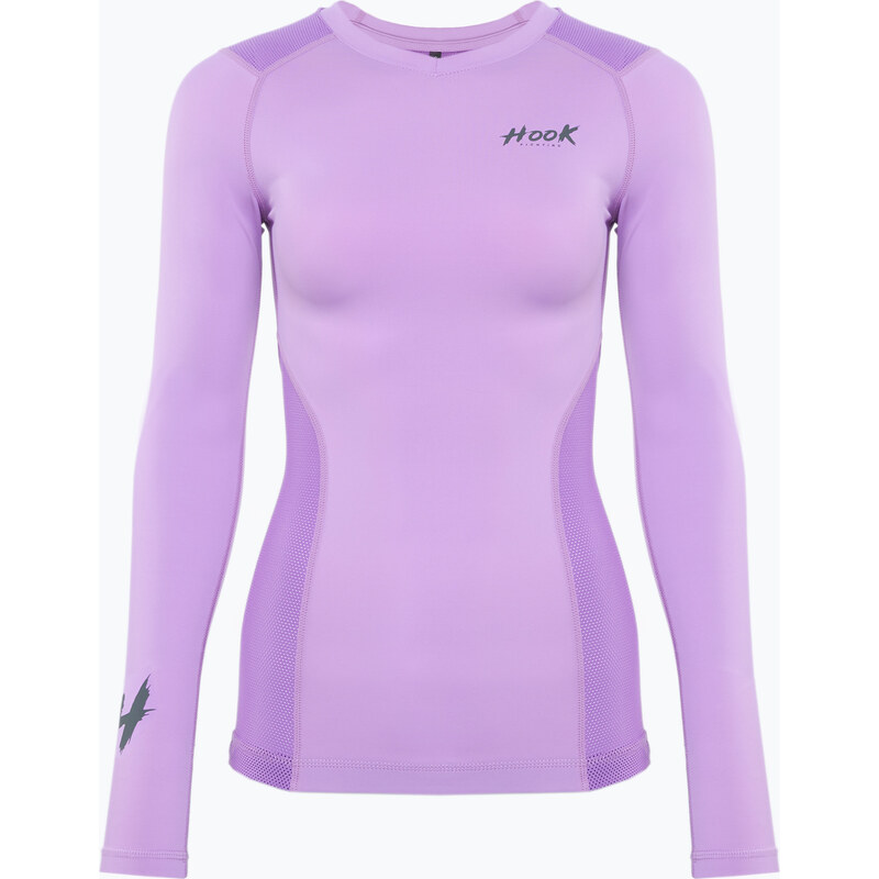 Dámský Rashguard HOOK FIGHTING Base violet