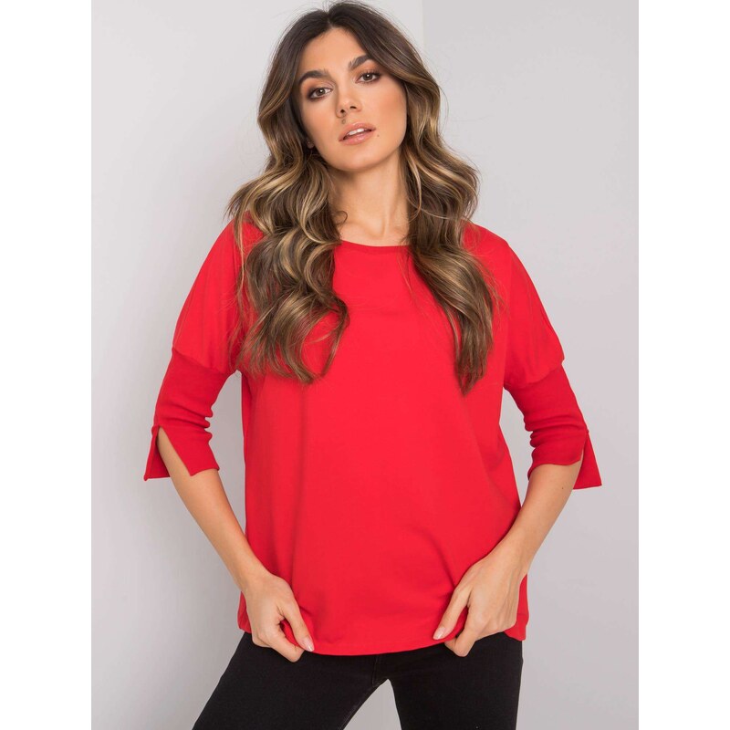 BASIC Feel Good Blouse-RV-BZ-7362.19-red